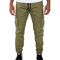 Alpha Industries Cotton Twill Jogger Freizeithose für Herren Olive