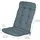 Beautissu Hochlehner Auflage 120 x 50 x 8 cm Taubenblau 1 St.