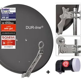 Dur-Line Select 75/80 anthrazit + Single LNB