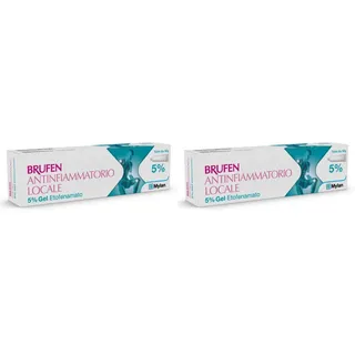 Brufen Antinfiammatorio Locale 5% Gel Set da 2 2x40 g