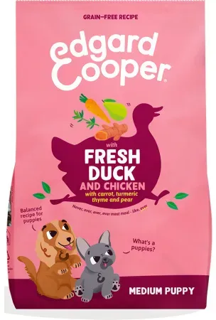 Edgard & Cooper Kroketten Für Mittelgroße Welpen Frische Ente & Huhn 7kg