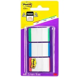 Post-it Post-it® Index Strong Haftmarker farbsortiert 3x 22 Streifen
