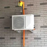 Klimaanlagen-Installationswerkzeug, Hebebühne für Außengeräte mit manueller Seilwinde, 150 kg Kapazität, Demontage-Hebeausrüstung, 20 m Reichweite