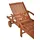 deluke ROLANDO Sonnenliege 200 x 70 x 30 cm Braun