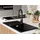 Primagran Ibiza S045 rechts Einbauart Granit schwarz Handbetätigung 900 x 500 mm