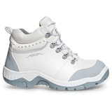 Abeba 2172 ANATOM Stiefel, S2, SRC, Weiß/Grau, Größe 44