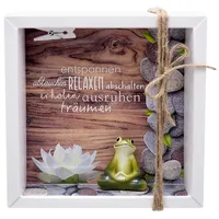 ZauberDeko Geldgeschenk Verpackung Wellness Entspannung Massage Yoga Frosch Gutschein