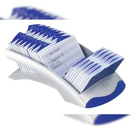 Durable Adresskartei Telindex desk silbergrau, für 500 Adress,- Telefonkarten