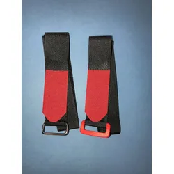 FASTECH F101-25-360M, Schwarz, Rot, Polyester, Schnalle, Umzug, 2,5 cm, 36 cm