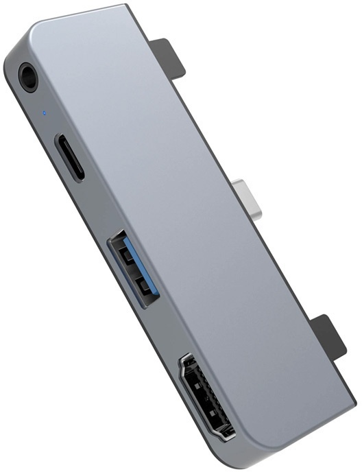 Hyper Drive 4-in-1 USB-C Hub for iPad Pro, Grau USB-Hub