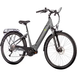 Saxonette E-Bike Deluxe Wave 2023 28 Zoll RH 50 cm Damen grau