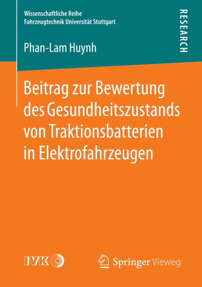 Beitrag Zur Bewertung Des Gesundheitszustands Von Traktionsbatterien In Elektrofahrzeugen - Phan-Lam Huynh  Kartoniert (TB)