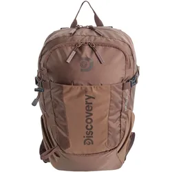 Sportrucksack DISCOVERY "Outdoor", Gr. B: 14.5cm, braun, Nylon, casual, Rucksäcke, aus Nylon-Material