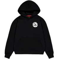 Alpha Industries Logo Hoodie Backprint W«, schwarz