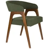 2er-Set Dutch Bone Stuhl Adamello Stoff Green