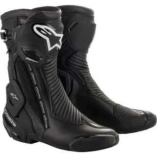 Alpinestars SMX Plus V2, Gore-Tex Motorradstiefel, schwarz-weiss, Größe 43