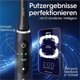 Oral-B iO Series 8 Black Onyx + 2. Handstück Violet Ametrine + Aufsteckbürsten 4 St. + Reiseetui