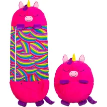 Media Shop Happy Nappers Einhorn pink Large 6-12 Jahre | Kinderschlafsack