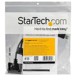 Startech StarTech.com USB 3.0 2.5" SATA III Adapter Kabel - USB 3.0 zu SATA SSD/HDD Konverter für Datenübertragung (USB3S2SAT3CB)