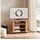 FineBuy Lowboard 75x38x51 cm Gelb/Buche Holz