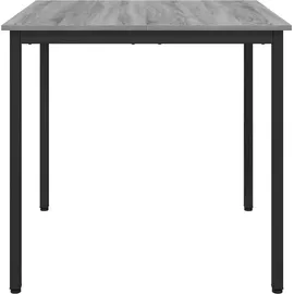 vidaXL Esstisch 80 x 80 x 75 cm grau