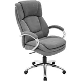 Femo Chefsessel Grau mit Chromgestell