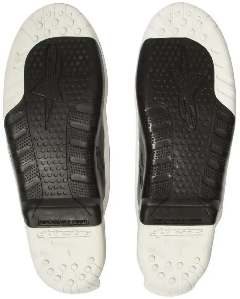 Alpinestars Tech-7 Sohlen - White / Black - EU 40 1/2