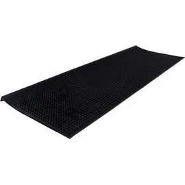 Andiamo Stufenmatte ANDIAMO "Gummi" Gr. 22, schwarz, B:25cm H:7mm L:75cm, Gummi, Teppiche, Gummi-Stufenmatten, Treppen-Stufenmatten, 5 Stück in einem Set