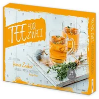 itenga Adventskalender TEE für zwei - Rohling ungefüllt zum Selberfüllen - Teeadventskalender - 50x35x4,6cm