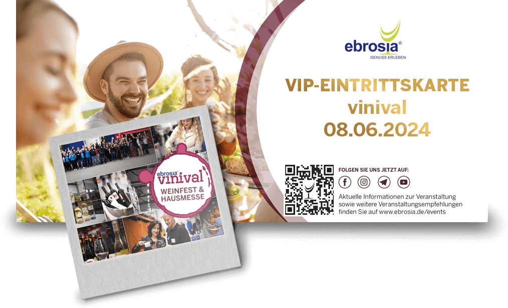 VIP-Eintrittskarte vinival 08.06.2024