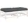 vidaXL Gartenhocker mit Kissen 2 St. 2 x 2 x 2 cm weiß