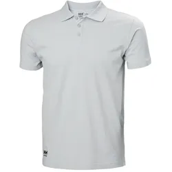 Polo-Shirt "MANCHESTER" - M - nebelgrau