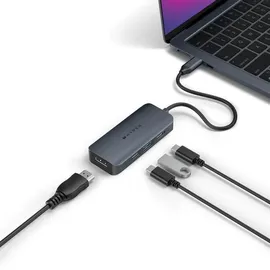 Hyper HyperDrive Next 4 Port USB-C Hub, USB-C 3.1 [Stecker] (HD4001GL)