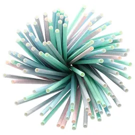 Papstar Trinkhalme Papier 21 cm 200 St. Bunt