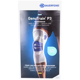Bauerfeind Genutrain Kniebandage P3 links 1 St titan Größe 3