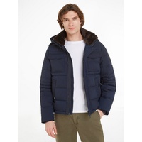 Tommy Hilfiger Steppjacke TOMMY HILFIGER "ROCKIE UTILITY HOODED JACKET" Gr. XXXL, blau (desert sky) Herren Jacken Steppjacken