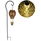 Heißer Ballon Laterne,Solar Ballon Licht,Solar Weg Licht,Hohleisen Licht,Heißer Ballon Solar Laterne