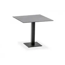 Niehoff Klapptisch Bistro anthrazit quadratisch - 81 x 81 cm HPL Granit-Design