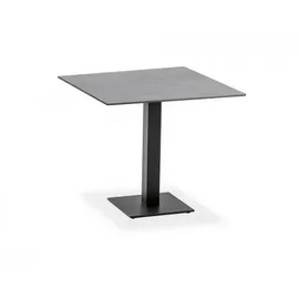 Niehoff Klapptisch Bistro anthrazit quadratisch - 81 x 81 cm HPL Granit-Design