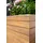 prestige home living outdoor Quadratischer Pflanzkübel 30 x 30 x 35 cm Braun
