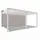 Weide Deluxe Wand Pergola 3,6 x 5,3 m Weiß
