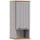 Schildmeyer Jelda, Holzwerkstoff, weis matt/Eiche Landhaus Dekor, 30,3 x 20,5 x 70,8 cm,