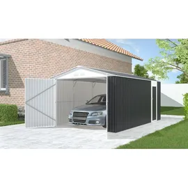 Habitat et Jardin Metallgarage Houston 15,36 m2 - Anthrazit