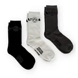 BVB Borussia Dortmund BVB 3er Socken Geschenkset Grau/Schwarz 43-46