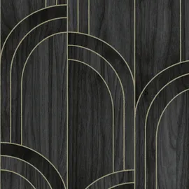 Sublime Modella Vliestapete 10 m x 52 cm Schwarz/Gold 1 St