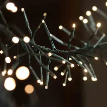FHS International LED-Lichterkette Büschel 2,4 m warmweiß