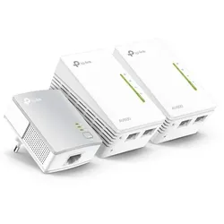 TP-Link TL-WPA4220T KIT – AV600 Powerline-WLAN-Erweiterung (3er-Set)
