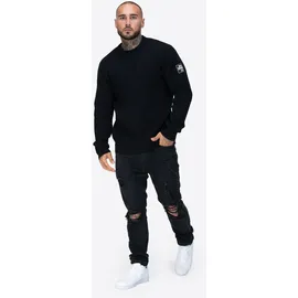 Lonsdale Moycullen Pullover Schwarz L