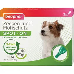 beaphar Zecken- und Flohschutz SPOT-ON 3 x 1 ml
