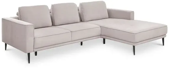 set one by Musterring Ecksofa Sunfort Stoff Silver